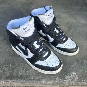 Nike Ambush High-Top Black and White Sneakers